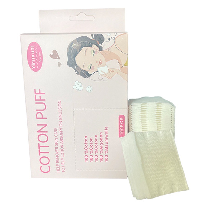 Suministro de limpieza fuerte, suave y absorbente, sin pelusas, suave y cómodo, sin estimulación, removedor de maquillaje desechable de doble efecto