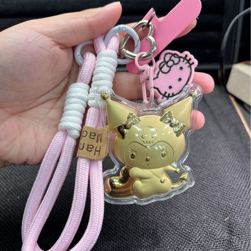 純金 20mg 愛のクロミキーホルダークリエイティブペンダント人気漫画卸売車携帯電話ペンダント|undefined