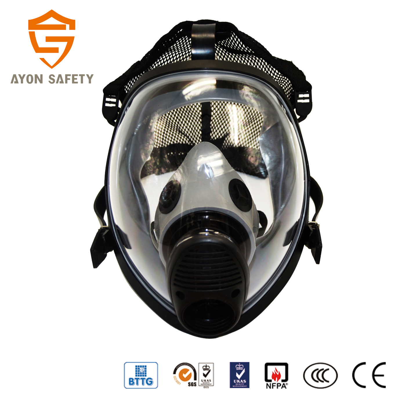 厂家直供球形单罐防毒面罩喷漆农药化工防尘防毒面具