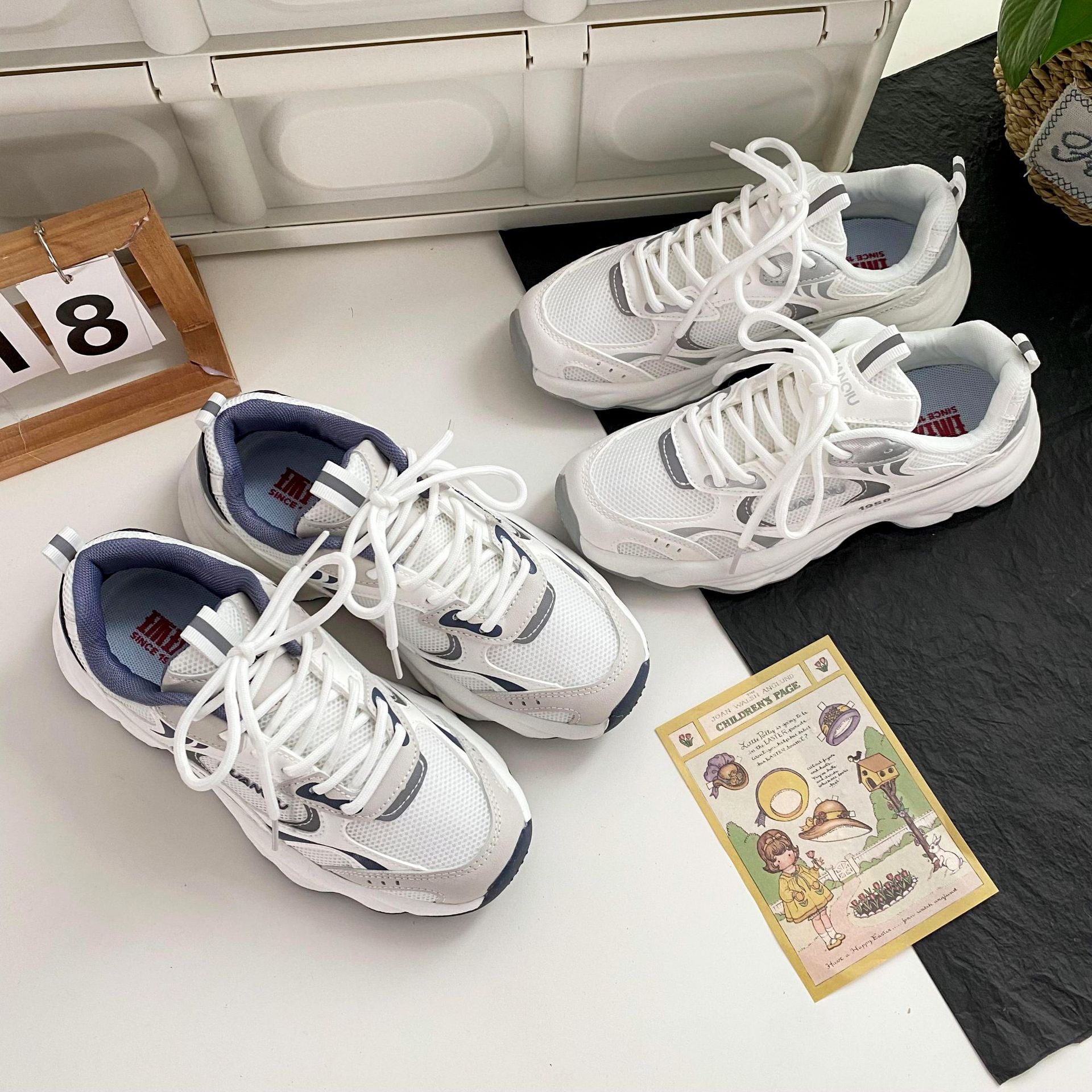 2022 new autumn ins design fashionable women's shoes Korean style…