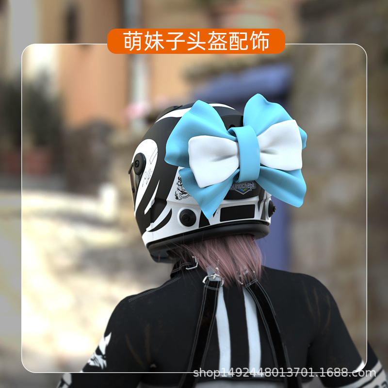 헬멧에 리본을 매는 오토바이, 드림 선배, 오토바이 장식, 사이클링, 자전거, 스키 헬멧, 여성용 전기 자동차