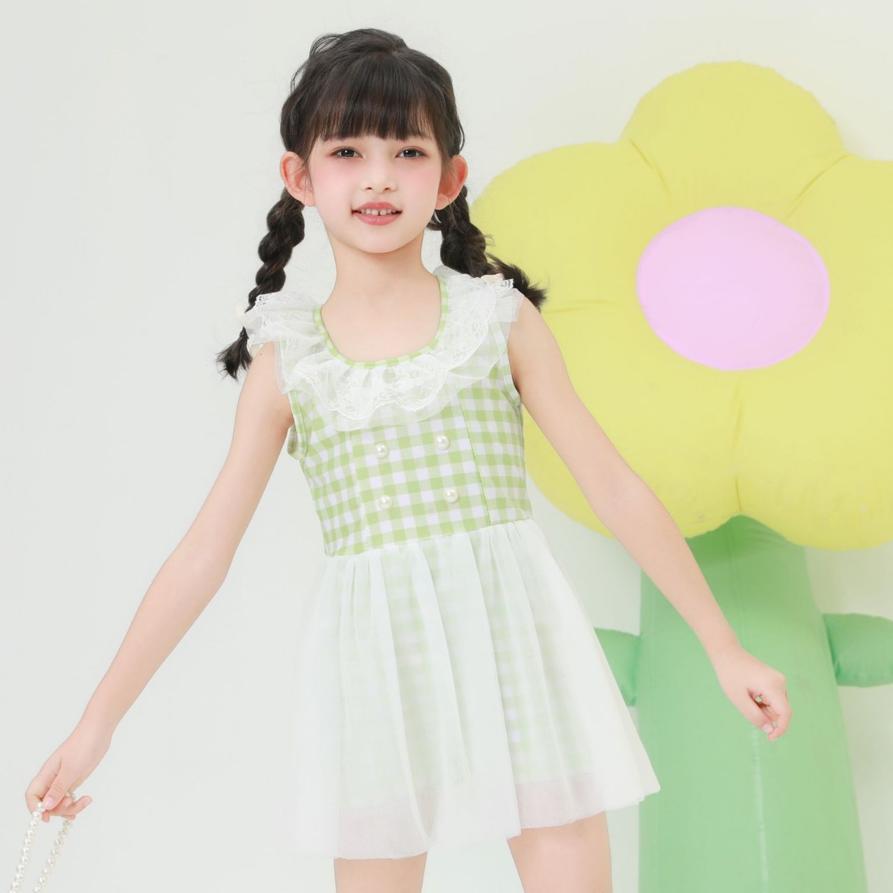 Children's swimwear, for teenagers, 6-10 years, princess style 3