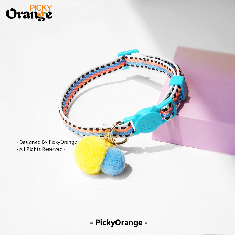 Vòng cổ mèo Pom Pom - hai quả bóng (2)