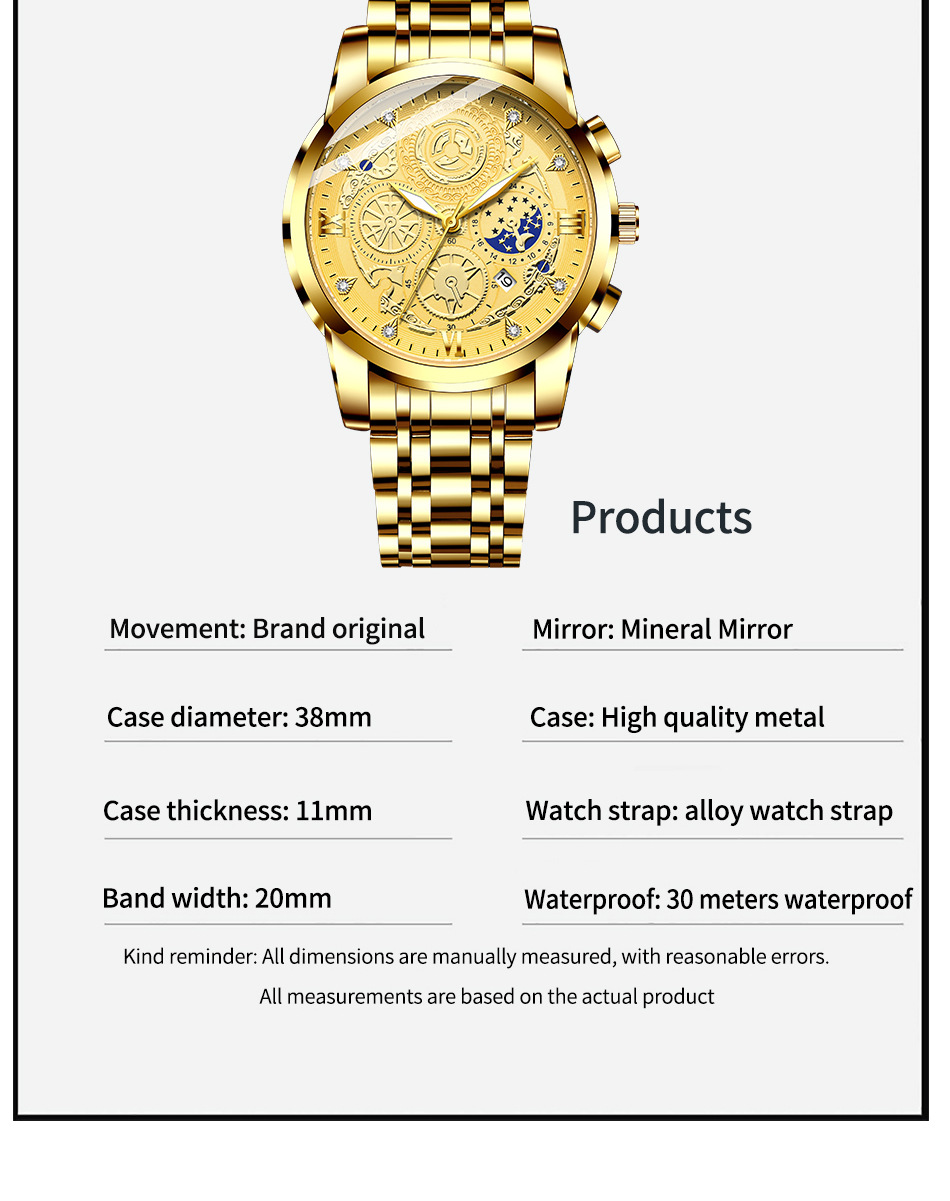 Montre quartz homme étanche design concept squelette épuré_voghion.com