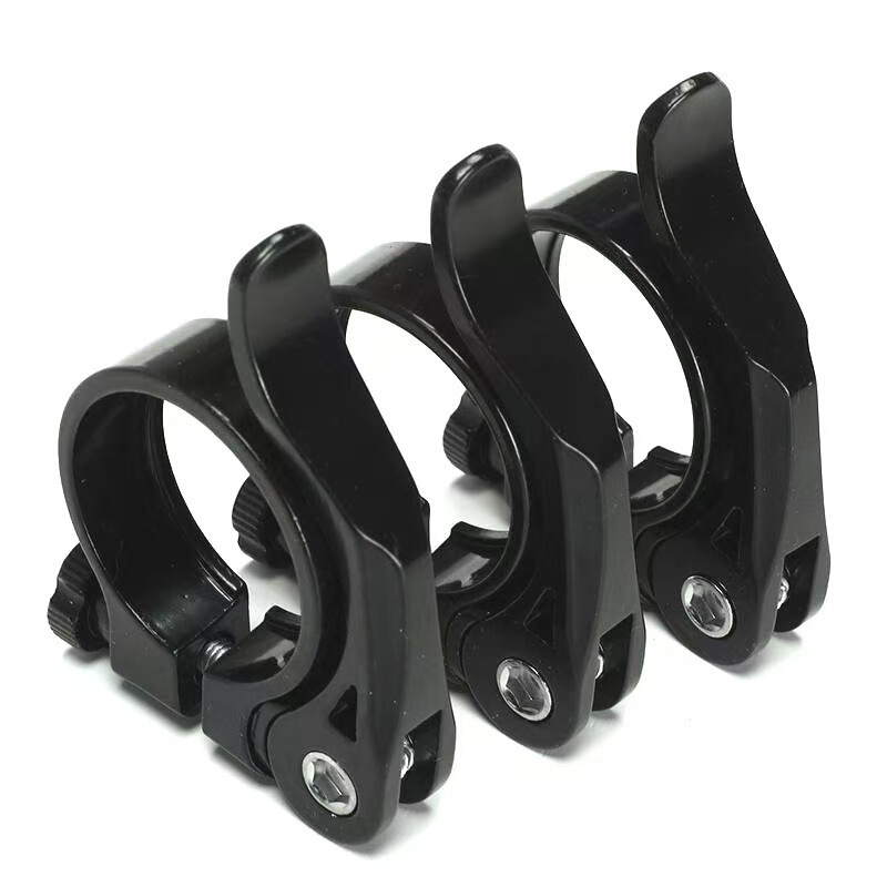 Bicycle Accessories Quick-Release Seat Tube Clamp Fixed-Gear Road Bike Seat Tube Clamp Quick-Release Rod Colorful Aluminum Alloy Saddle Tube Clamp