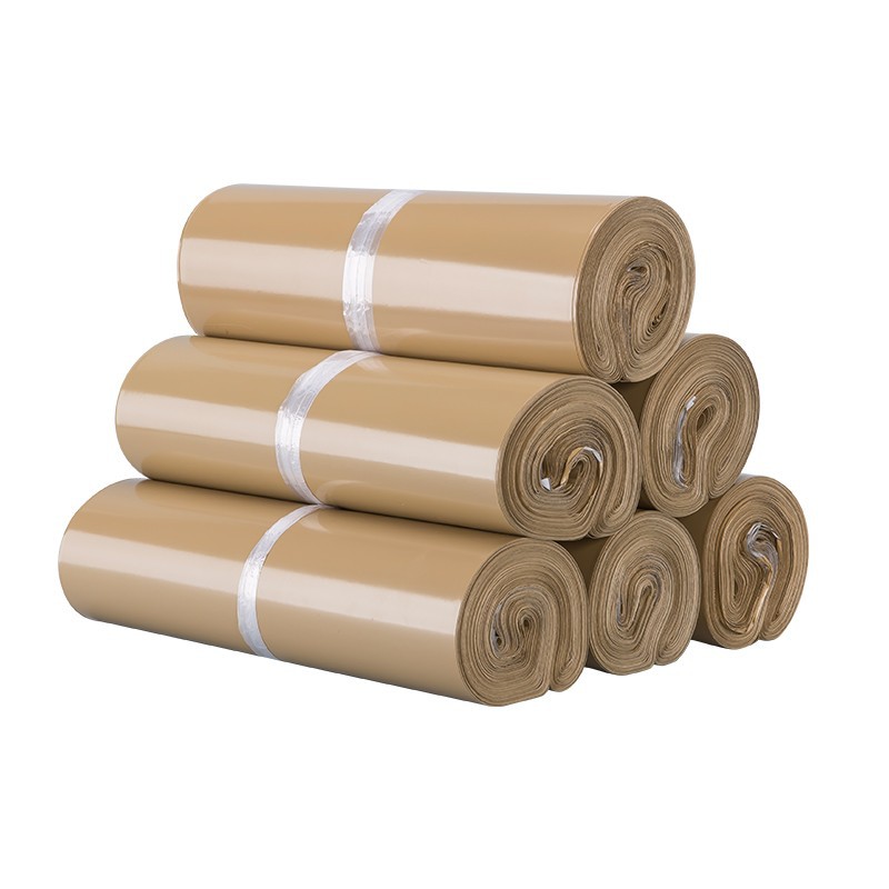 Leche té color expreso bolsa engrosada bolsa de embalaje de ropa impermeable bolsa de logística de impresión de gran tamaño pequeño bolsa de embalaje