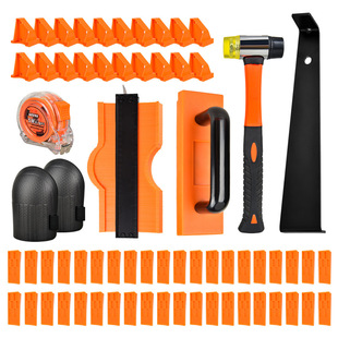 Household wood floor installation tool suit 107 piece set insert Wood flooring Installation