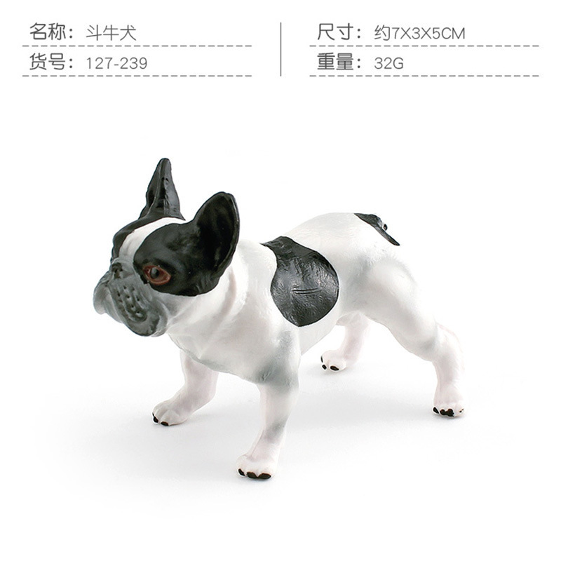 Transfronterizo simulación Husky Bulldog bull terrier boxeador perro pastor newpoliton perro modelo adornos estáticos