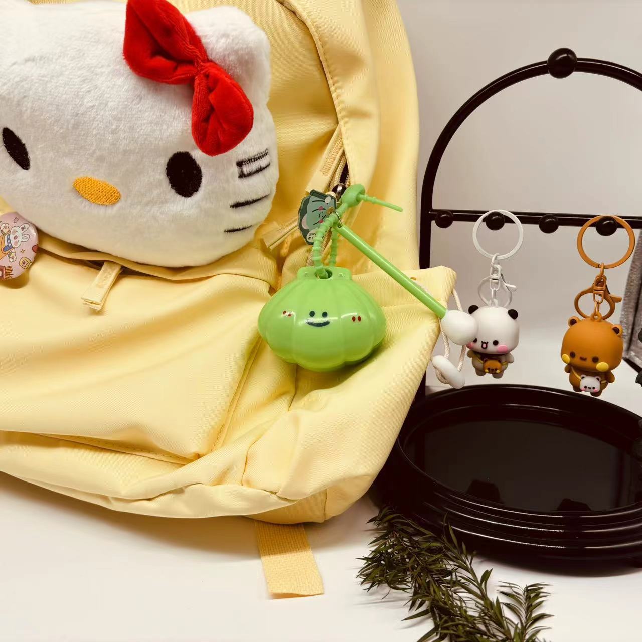 Shell Muyu 1 Buda Kapibala golpea y cura el artefacto de descompresión emocional Adornos de mesa mochila colgante