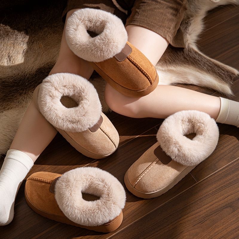 Botas de nieve al por mayor en invierno transfronterizo antideslizante con zapatillas de algodón gruesas para mujeres