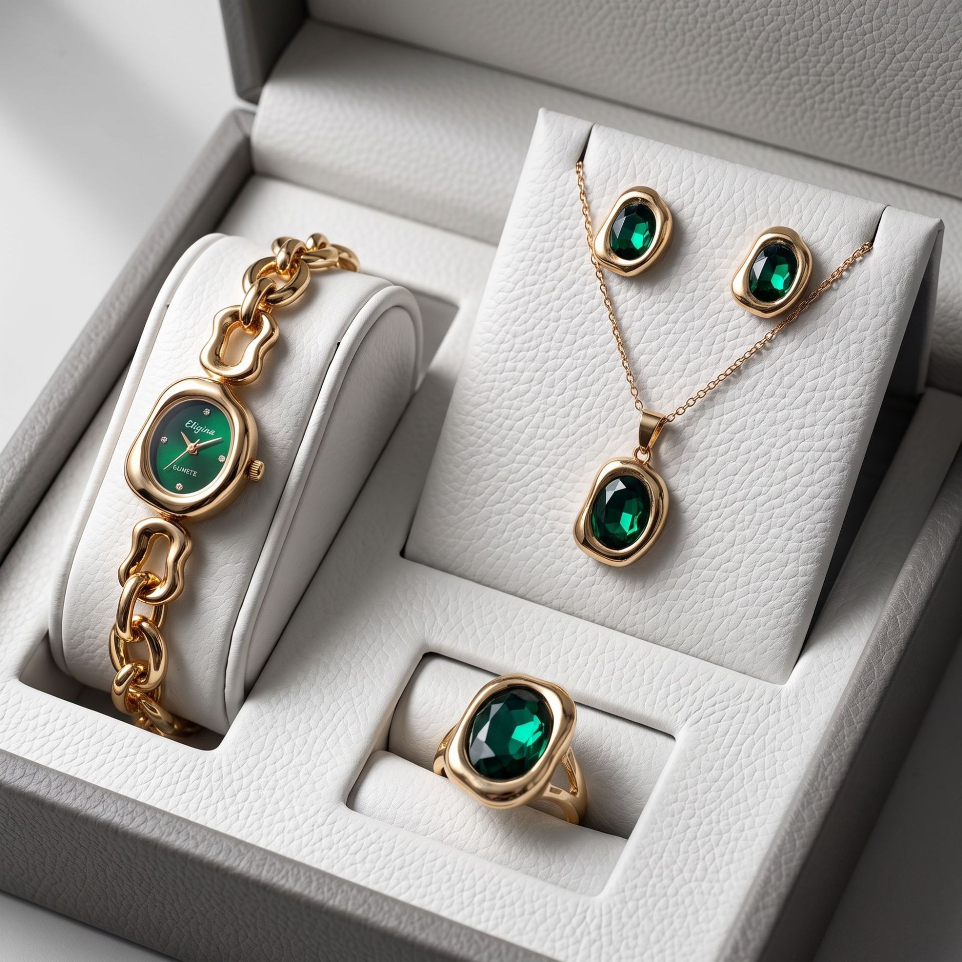 5-teiliges Damen-Quarzuhr-Set mit Armband