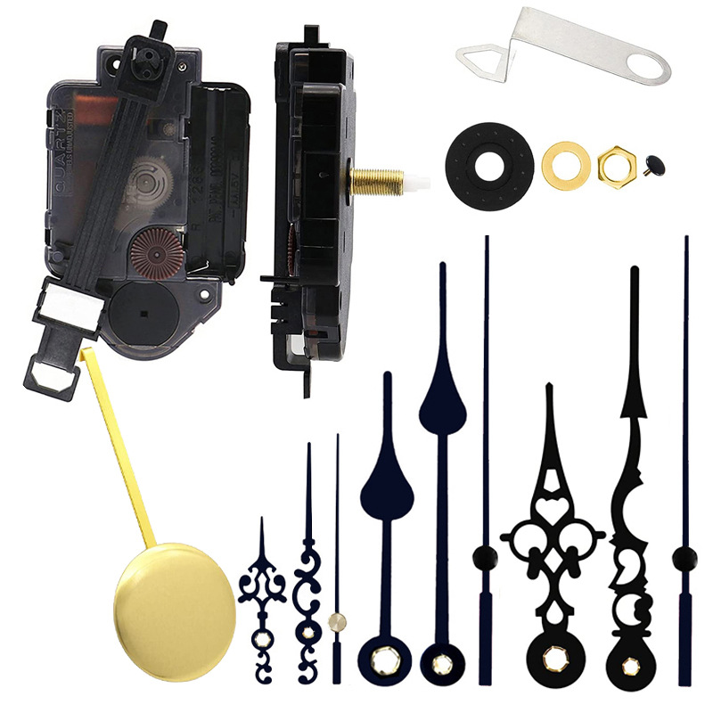 Amazon DIY reloj de péndulo movimiento Sol swing saltar segundo reloj movimiento artesanía Reloj de pared movimiento en stock