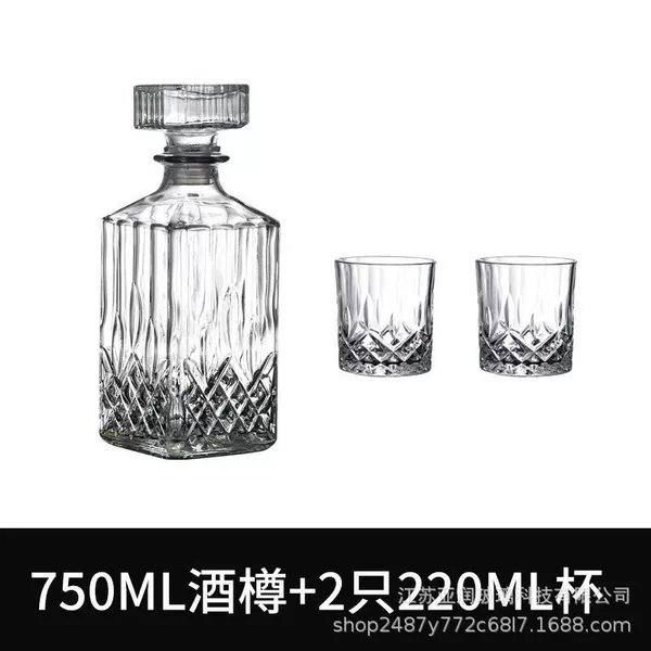 Bottom wine bottle (one pot and two cups)