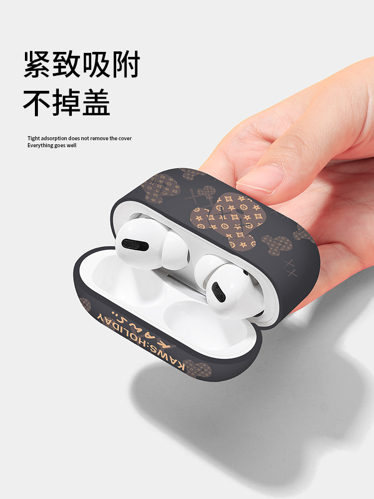 Airpodspro funda protectora para airpods2/3 generación Apple auricular Bluetooth inalámbrico cubierta suave marca de moda pareja
