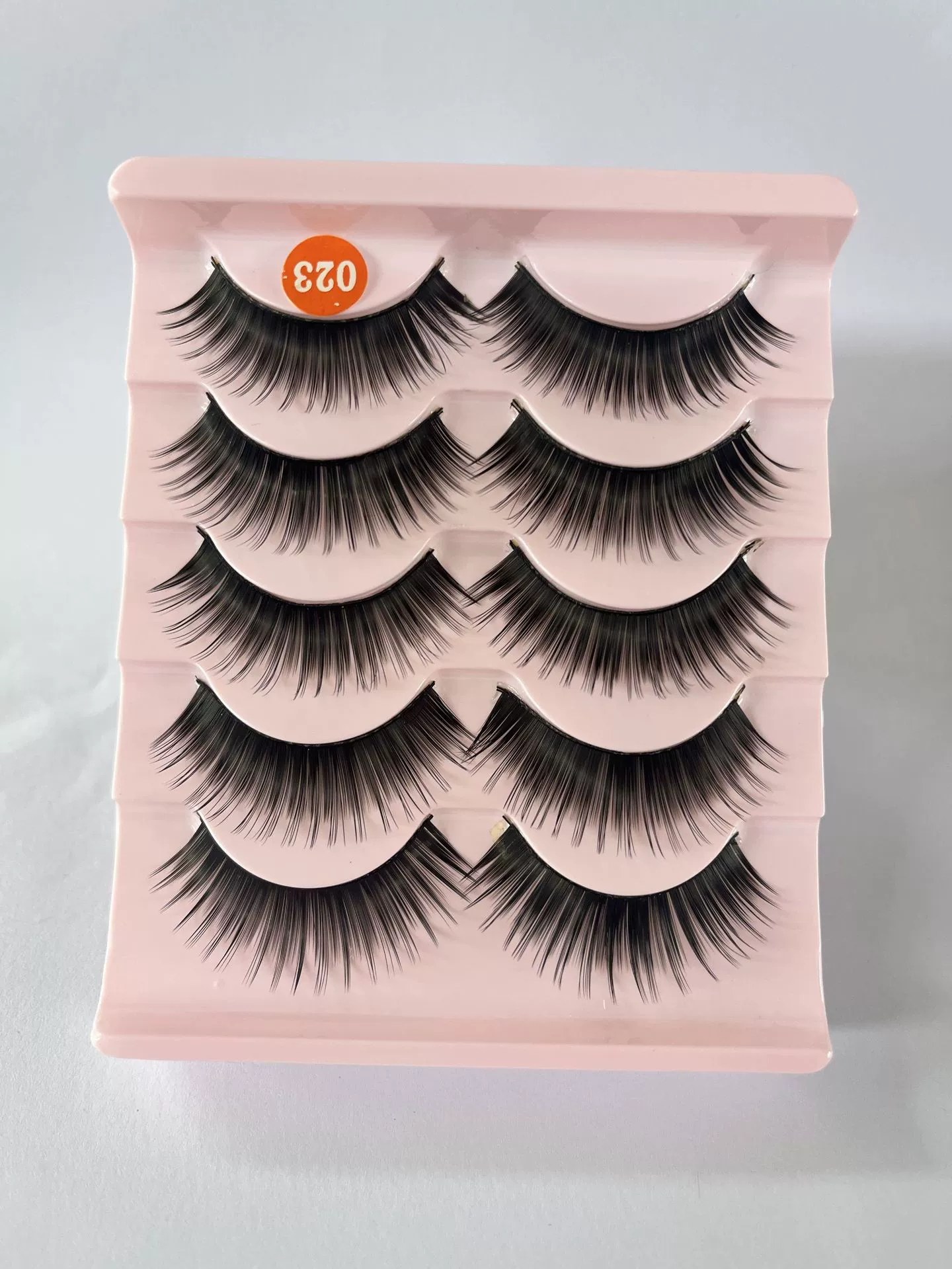 Плотные наlashes, 5 пар, европейский стиль