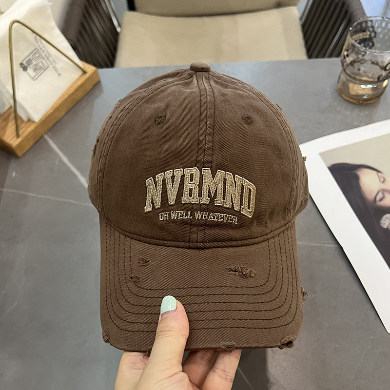 Sombreros de borde ancho, gorras de béisbol de verano para mujeres, nuevos sombreros de algodón coreano profundos y profundos