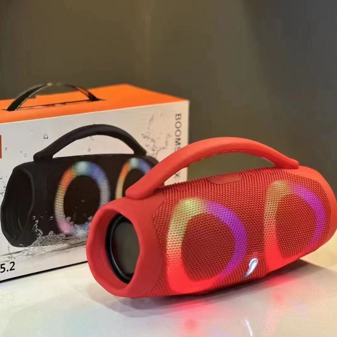 Cabeza Bluetooth inalámbrica caliente transfronteriza BOX3 - MINI God of War RGB colorido portátil subwoofer portátil al aire libre