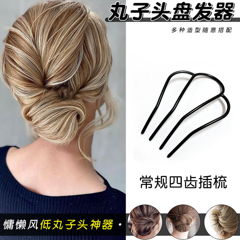 5 # conventional four-tooth comb