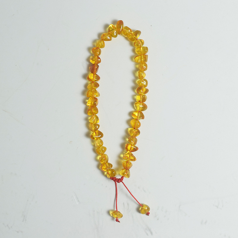 앰버 골드 베이비 체인/사이즈 약 5+mm, 무게 약 4.13g