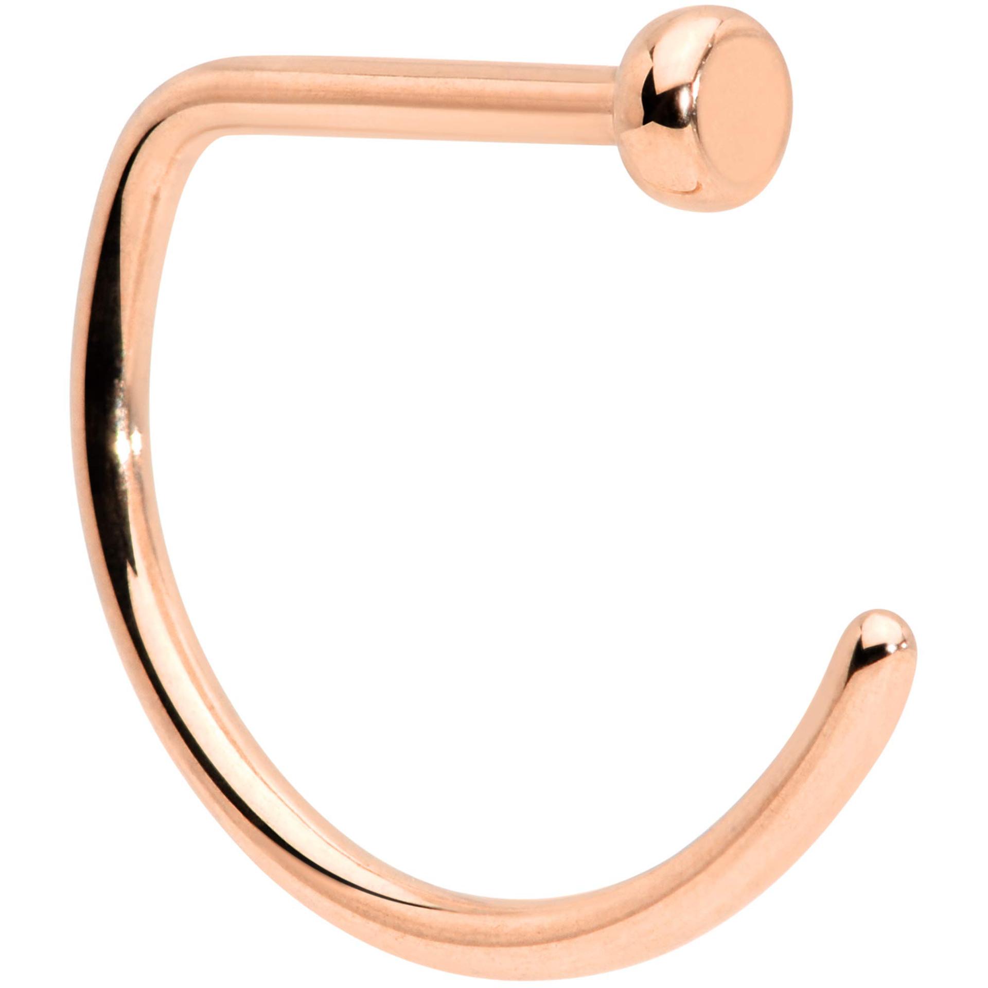 G23 Titanium D-Shaped Nose Clip - No Piercing Required, Nose Ring Clip for Non-Pierced Look detail image 20