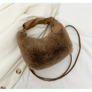 Demi-season high quality capacious shoulder bag, high-quality style, western style