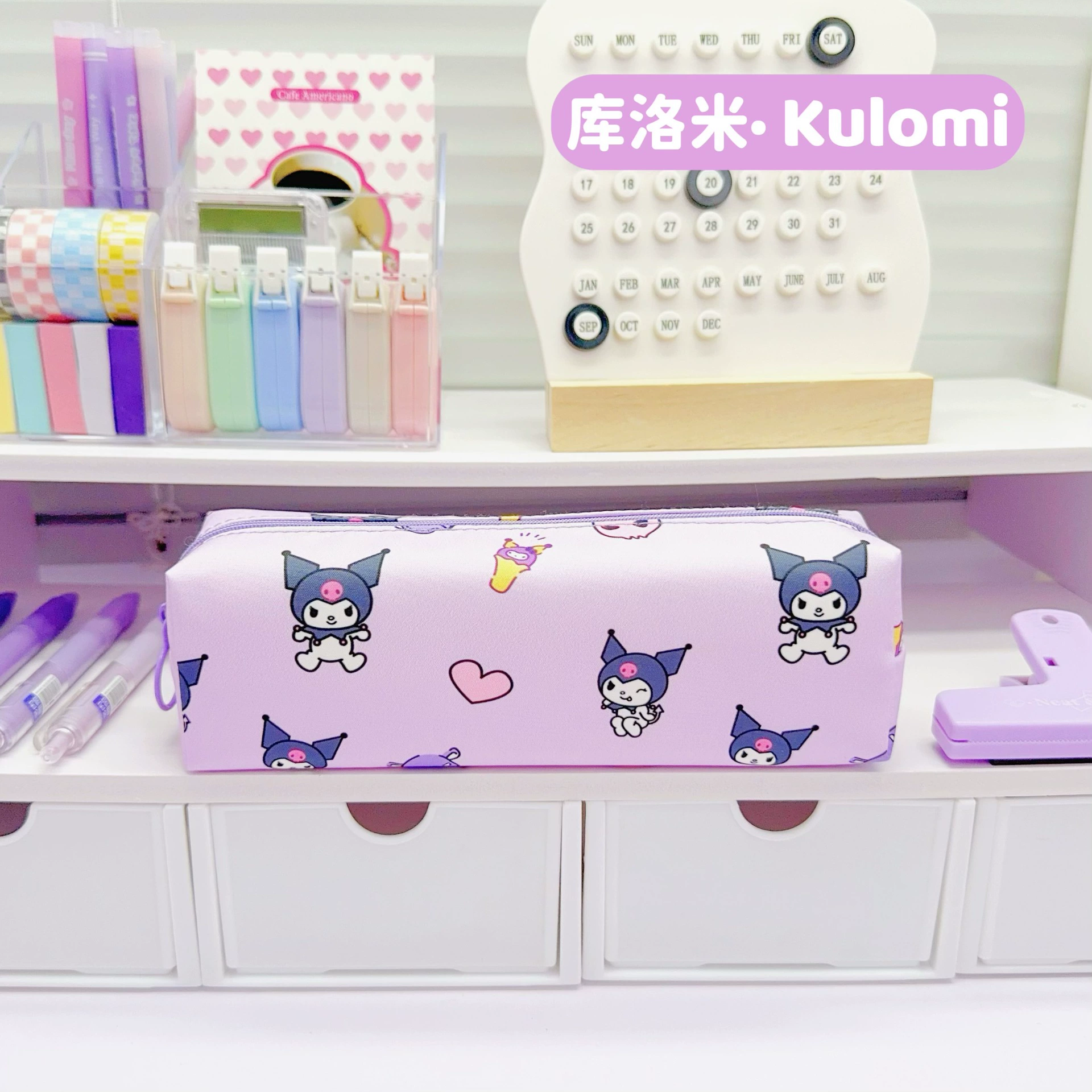 Sanrio, мультяшный качественный вместительный милый пенал для учеников начальной школы