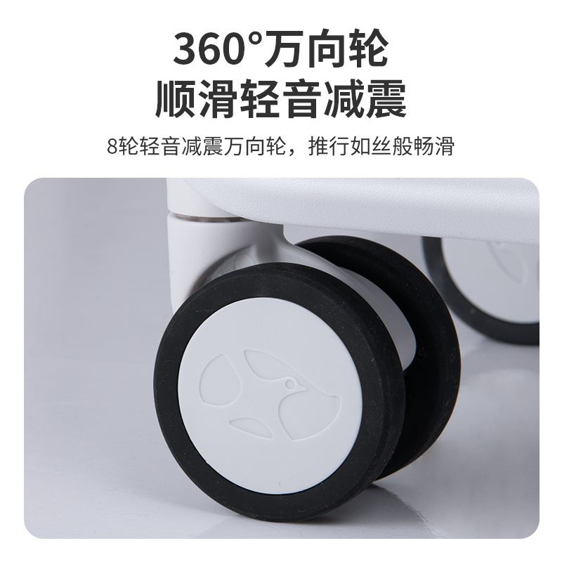 Vali kéo 20 inch chống nước bánh xe đa hướng dung tích 53L — 53L Công suất khổng lồ gói màu đen