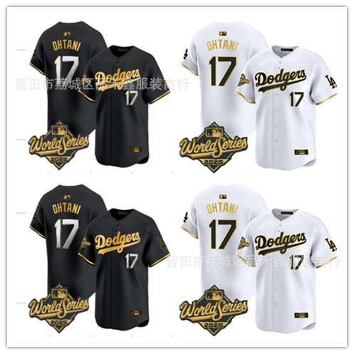 Final Black Gold Version Jersey Platinum Version Dodgers Baseball Uniform No. 17 Ohtani Ohtani Shugo Jersey Final Black Gold Version Jersey Platinum Version Dodgers Baseball Uniform No. 17 Ohtani Ohtani Shugo Jersey