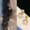 Brand fresh acrylic cute earrings, flowered, internet celebrity
