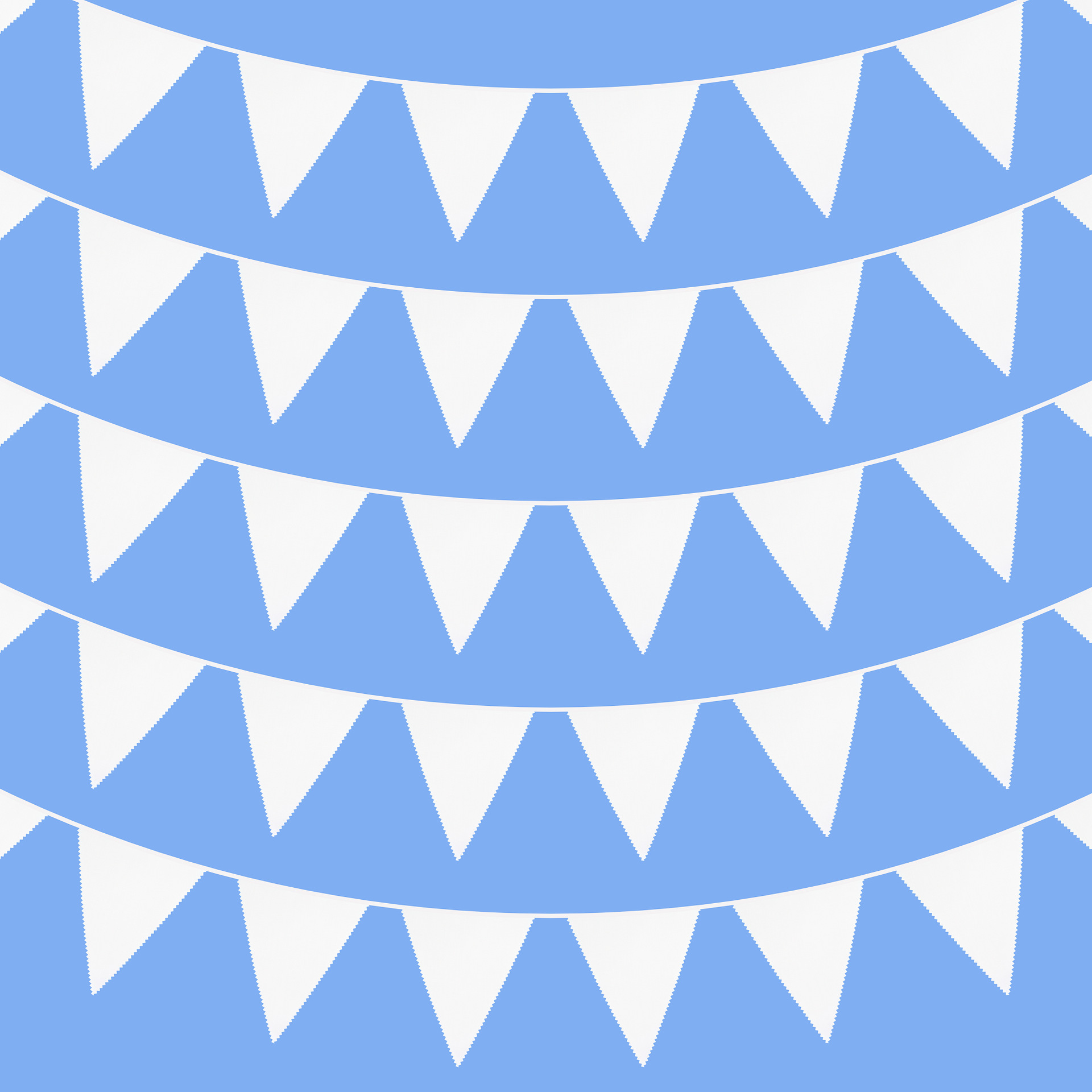 12 Meter 42 Stücke bunte Blumenwellen-Einzelschicht-Baumwolldreiecksflagge Geburtstagsflagge Fotohintergrund Western-Hochzeitsflagge_voghion.com