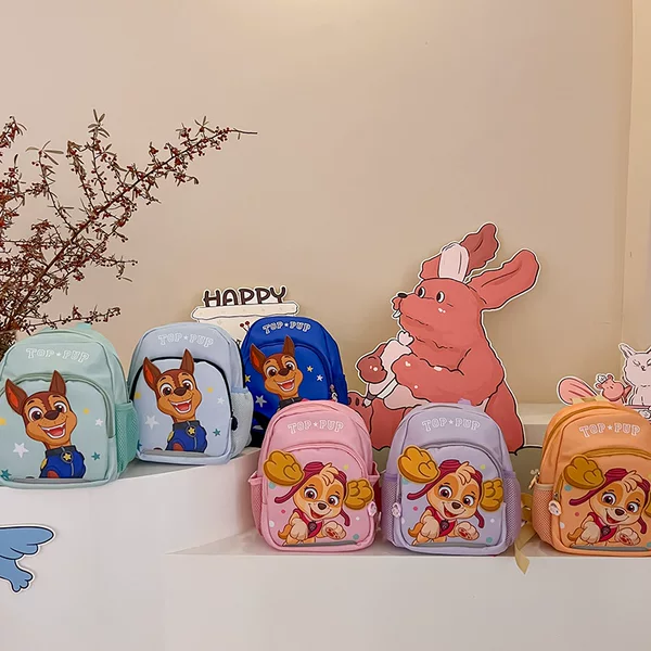 New Children's Bag Fashion Oxford Cloth Cartoon Wong Shoulder Bag Kindergarten Children Anti-slip Buckle Schoolbag