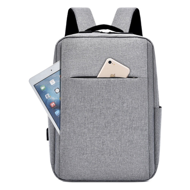 Cross-Border Supply USB Charging Backpack Business Casual Computer Backpack Large Capacity Multi-Functional Gift with Logo Printing