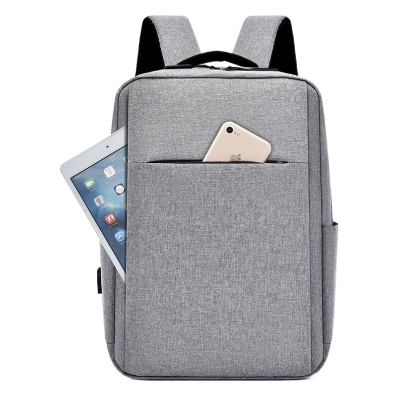 Рюкзак для ноутбука с USB-зарядкой, деловой повседневный, большой емкости, многофункциональный, с возможностью нанесения логотипа, для трансграничных поставок