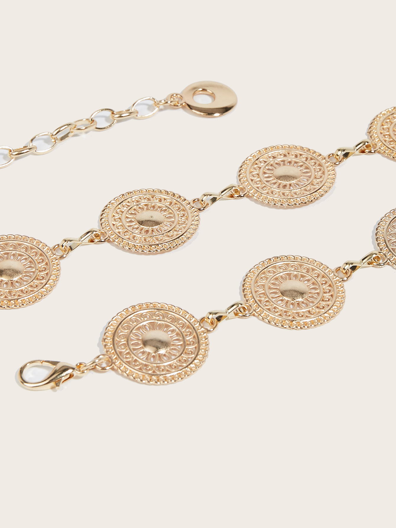 1 Piece Quantity Retro Geometric Belt Alloy Plating Women's Chain Belts