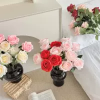 能量象征仿真玫瑰|1688招桃花风水摆件