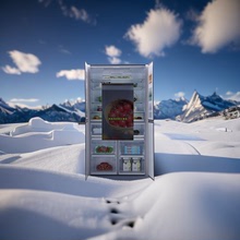 廠家批發宣傳冊視頻邀請函手工冰箱形狀電子賀卡畫冊廣告機播放器