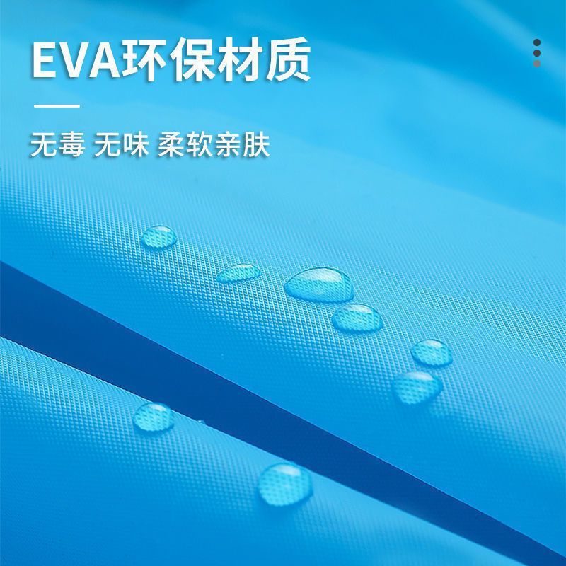 EVA 비옷 두꺼운 전신 원피스 야외 휴대용 남성 및 여성 성인 야외 경량 및 두꺼운 재활용