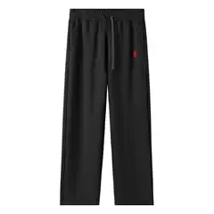Cross-border Ralph Lauren 2026 Spring & Fall Men's Straight Wide-Leg Casual Pants Acetate Blend Embroidered Animal