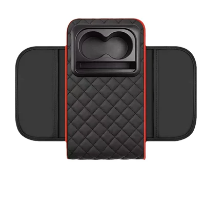 booster cushion with cup holder: Armrest box pad