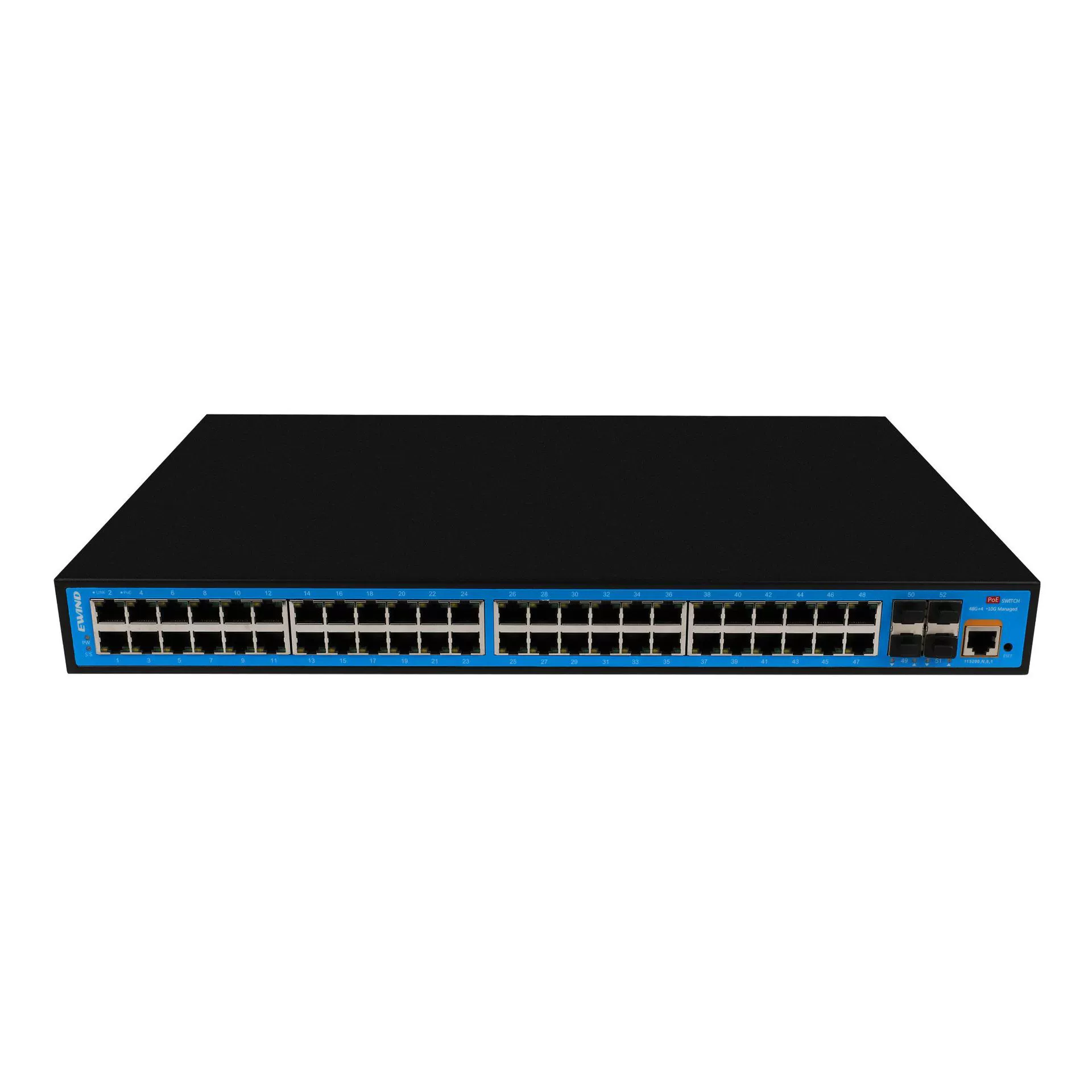 48-портовый гигабитный PoE коммутатор Layer 2 управляемый 10G uplink Ethernet коммутатор сетевое управление корпоративного уровня связи