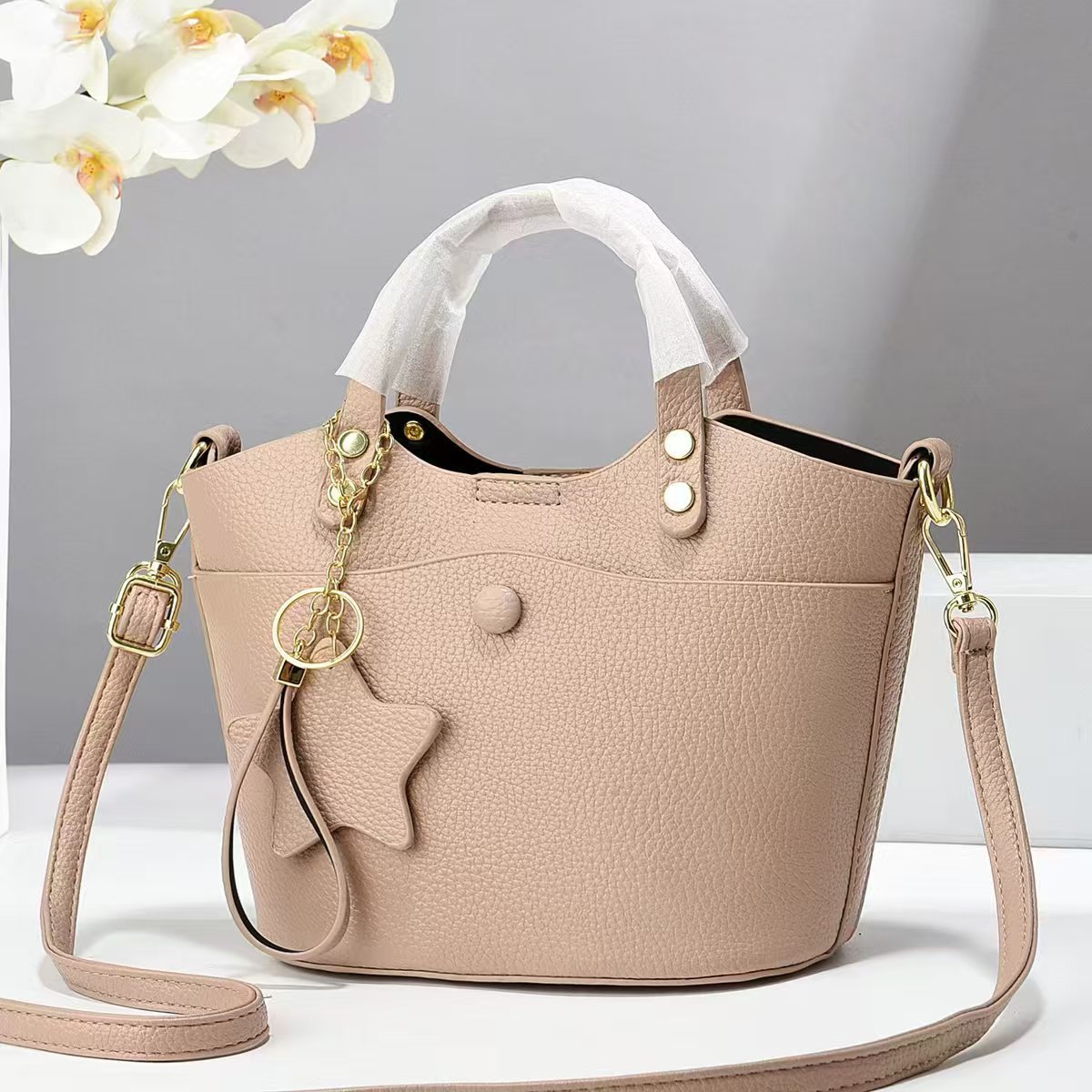 Fabricantes de comercio exterior damas 2025 atmósfera damas mochila de moda bolso de mano nuevo versátil bolso de madre verano hombro único