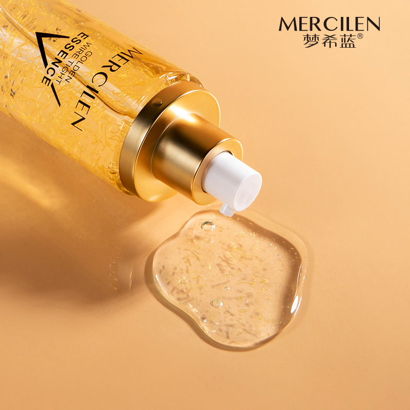 夢希藍黃金線緊緻精華液120ml抗皺提拉保濕補水面部護理原液廠家