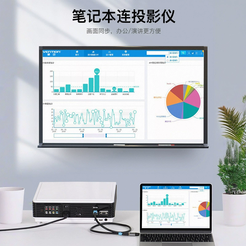 Переходник Type-C на HDMI женский, адаптер для ноутбука/мобильного телефона, экранное видео 4K60ГГц, конвертер USB-C