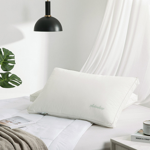 60-count Class A mother-and-baby grade pillow Plato star hotel pillow non-fluorescent high-quality cotton pillow pillow core for sleep protection