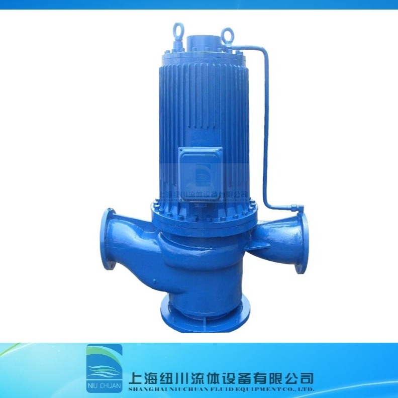 直销上海纽川流体循环增压SPG/QPGR系列立式管道屏蔽泵材质铸铁