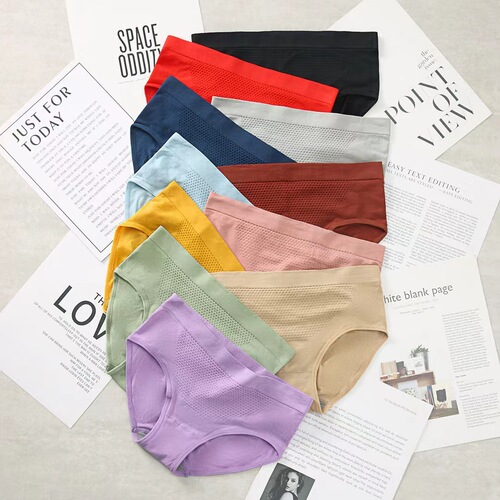 Underwear for women, beehive waist-lifting seamless breathable comfortable teenage student triangle bra factory