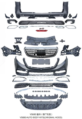 Suitable for Mercedes-Benz Vito 16-25 Big Surrounded - change-to-maybach-surround