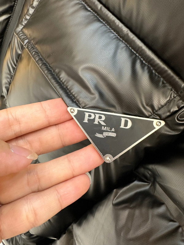 毒家高品质 P家口袋三角标铁牌秋冬加厚防风保暖英伦羽绒服外套|undefined