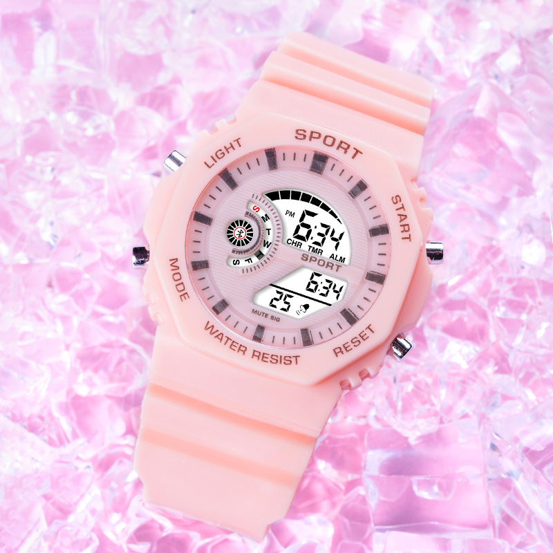 Estudiante de moda multi-función luminosa alarma reloj electrónico reloj hombres y mujeres moda deportes al aire libre reloj electrónico fábrica al por mayor