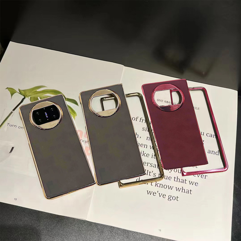 For OPPOFINDN3 phone case FINDN2 plating folding new business high-grade ultra-thin leather protective cover